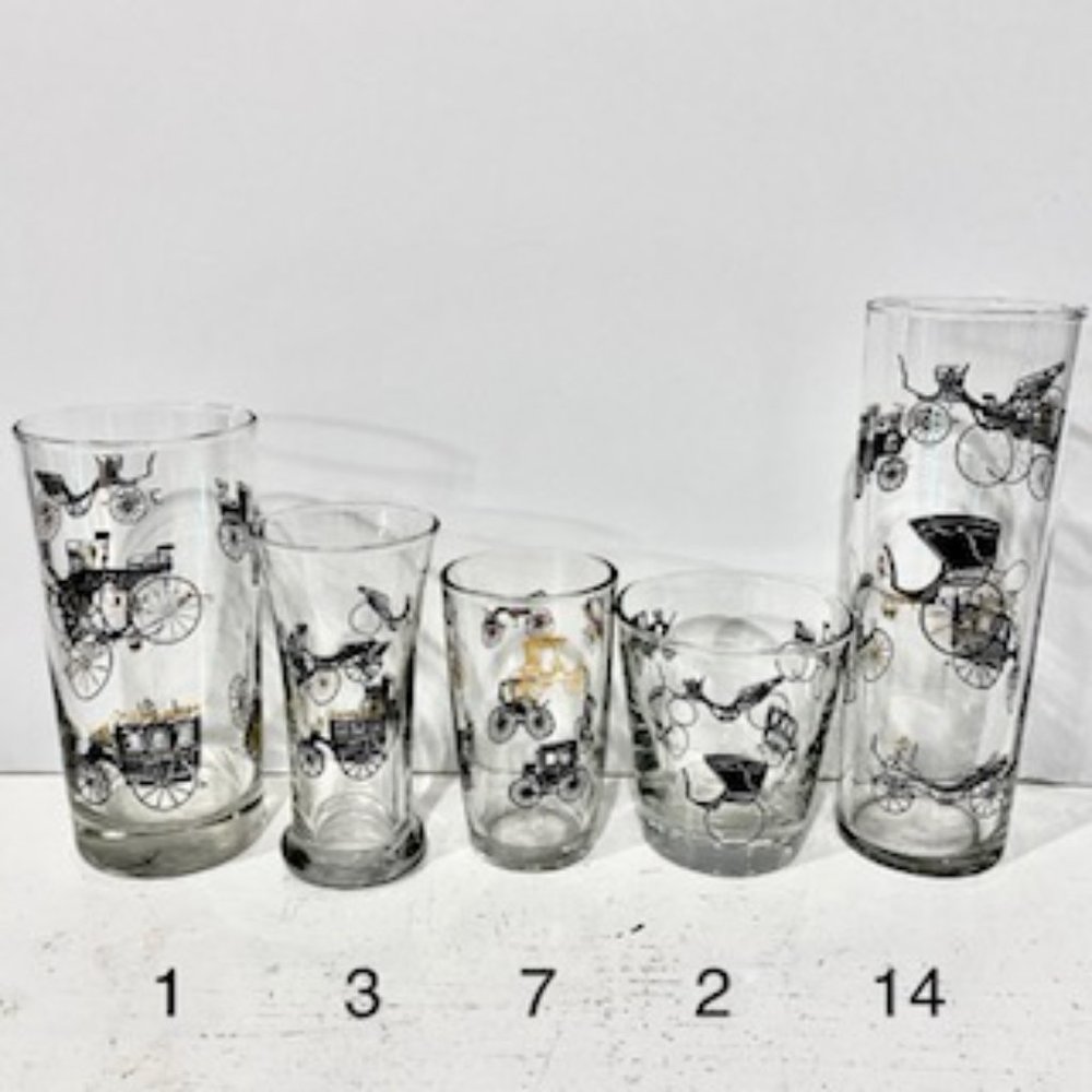 27 Hazel Atlas Vintage MCM barware